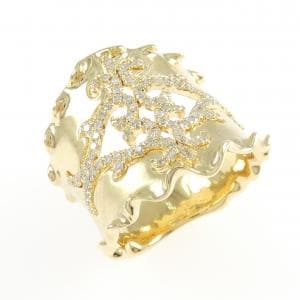 K18YG ダイヤモンド リング 0.46CT