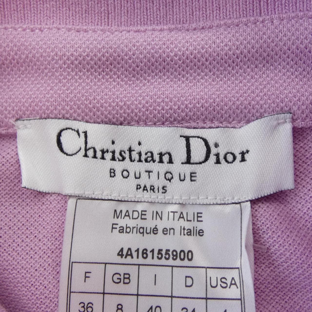 クリスチャンディオール CHRISTIAN DIOR 4A16155900 ポロシャツ