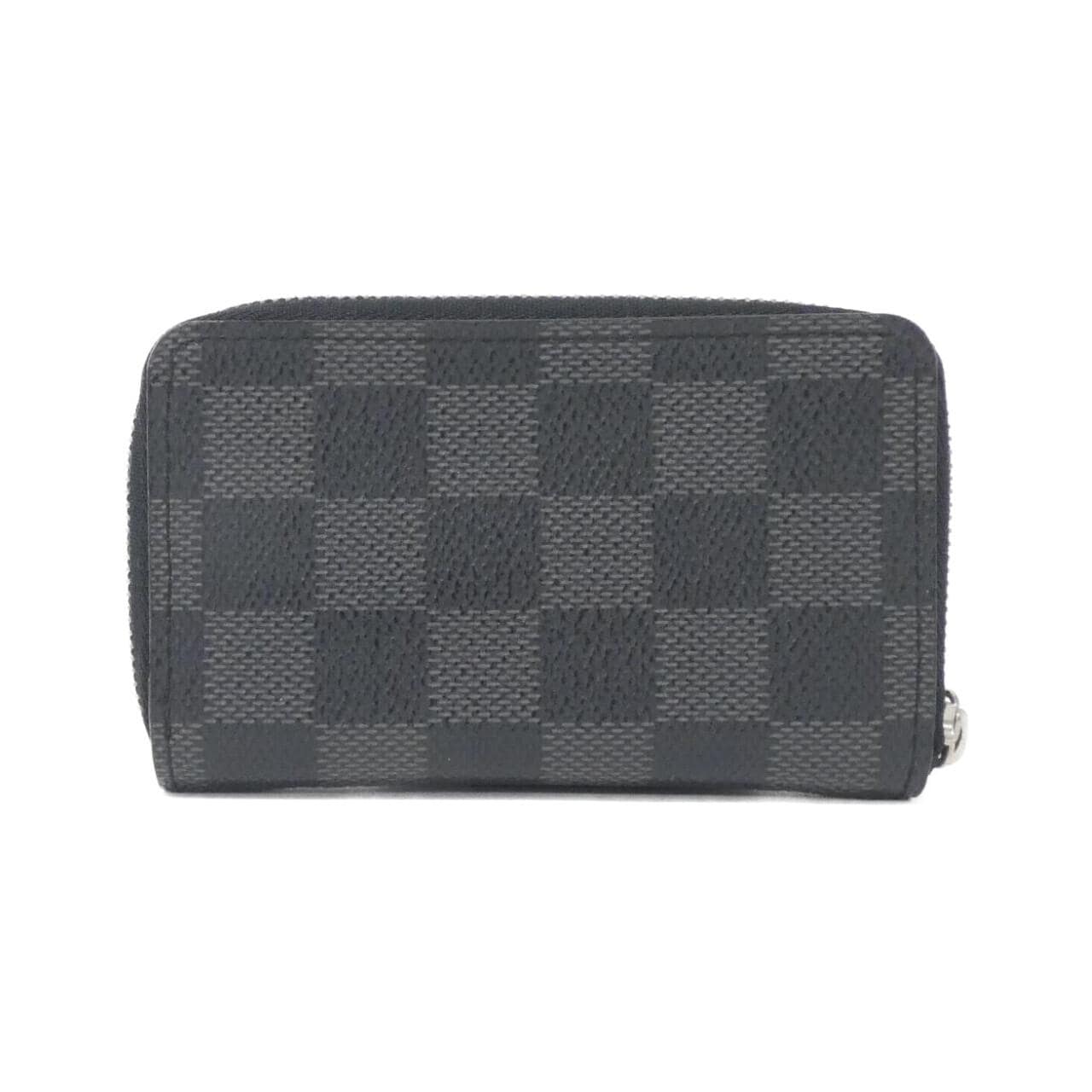 LOUIS VUITTON Damier Graphite Zippy Coin Purse N63076 INCASE