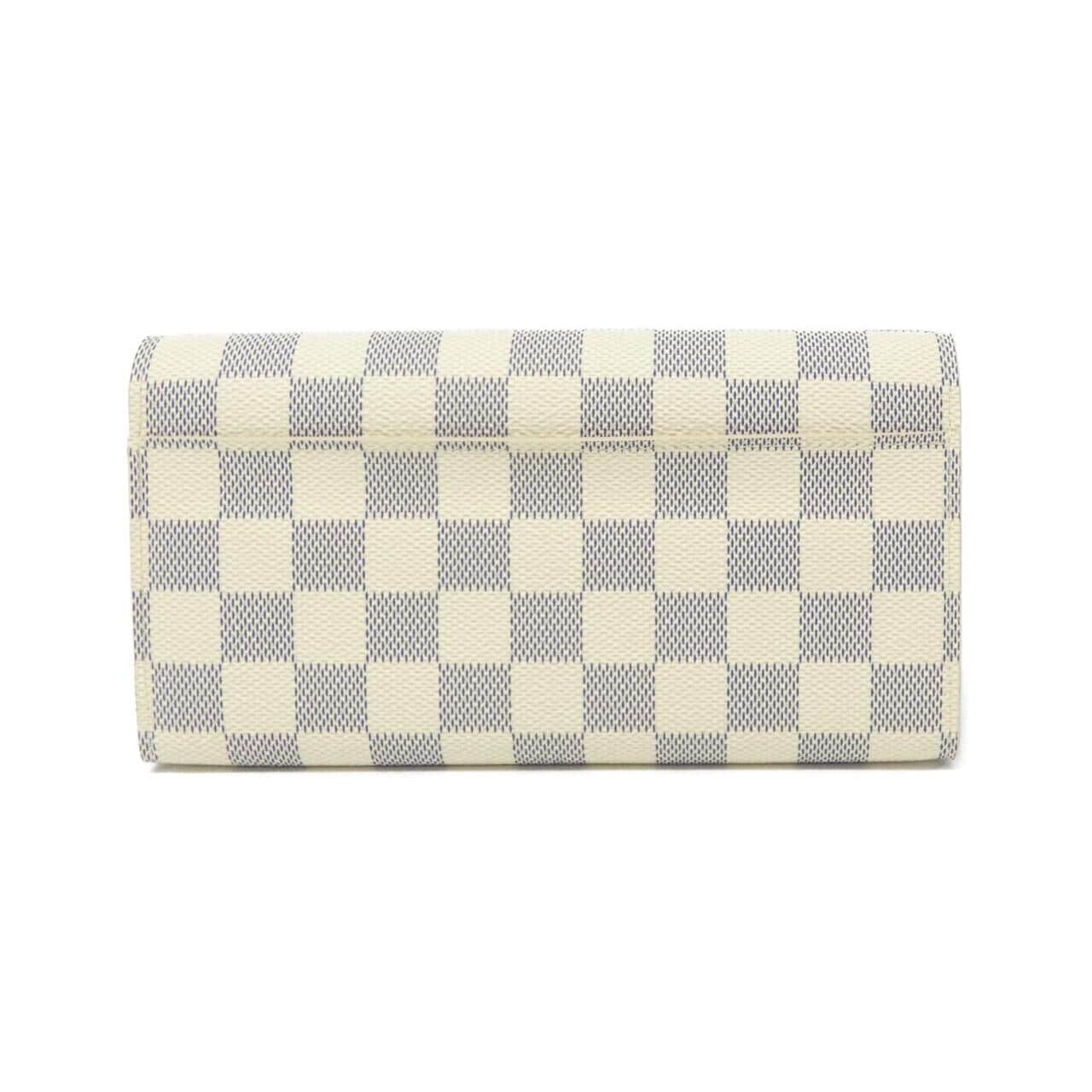 ルイヴィトン ダミエ アズール ポルトフォイユ サラ N63208 財布