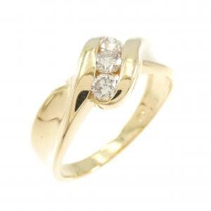 K18YG ダイヤモンド リング 0.30CT