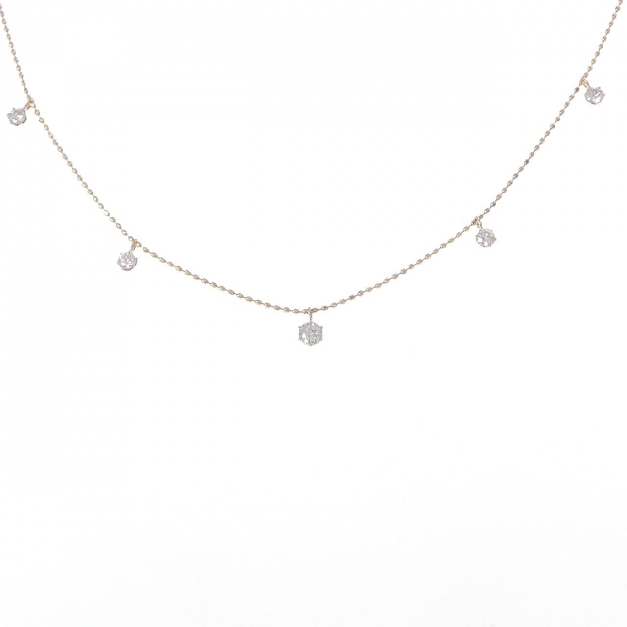 K18YG ダイヤモンド ネックレス 0.36CT