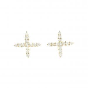 【リメイク】K18YG ダイヤモンド ピアス 0.20CT
