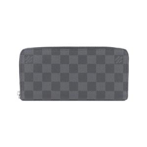 [未使用品] LOUIS VUITTON Damier 石墨拉链錢包 Hori