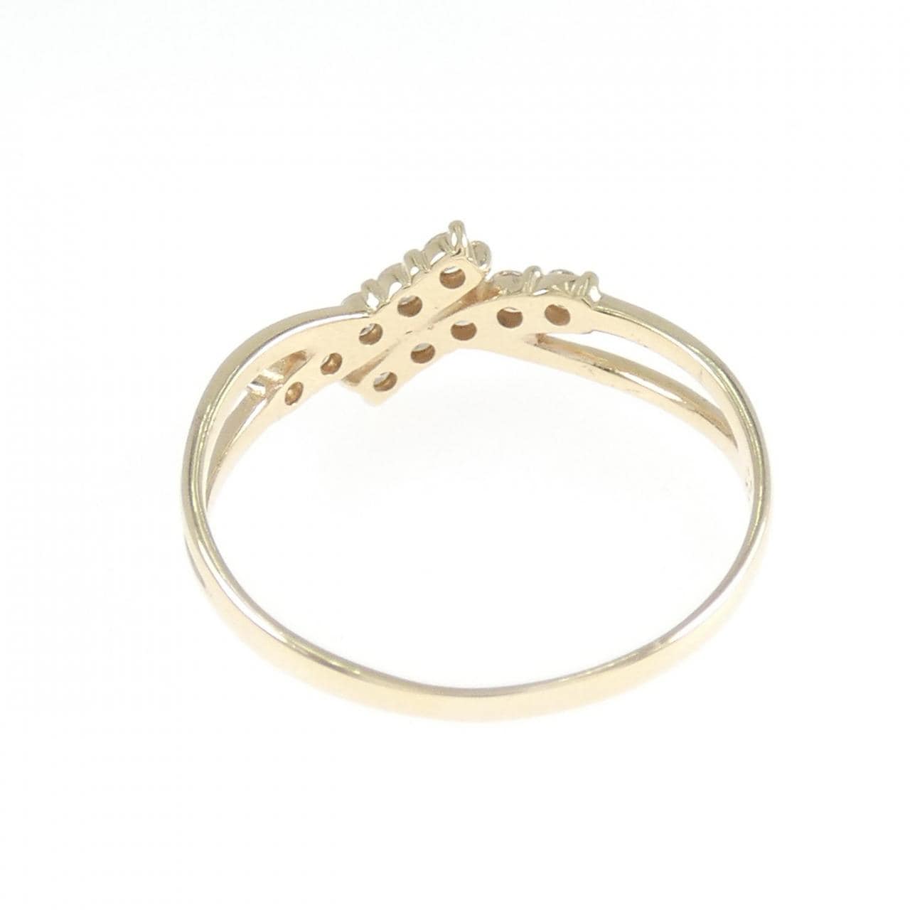 K10YG ダイヤモンド リング 0.20CT