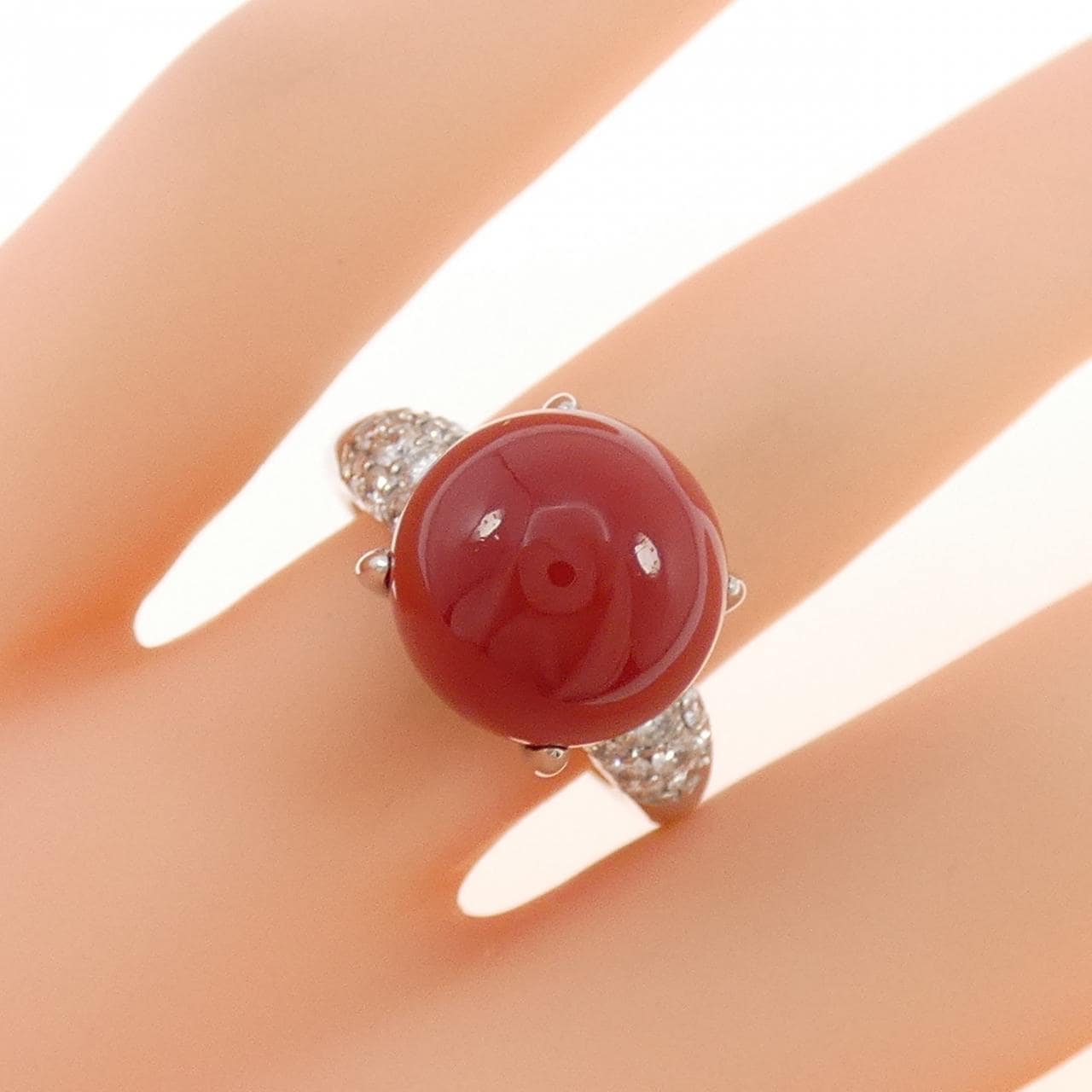 PT900 サンゴ リング 11.7mm