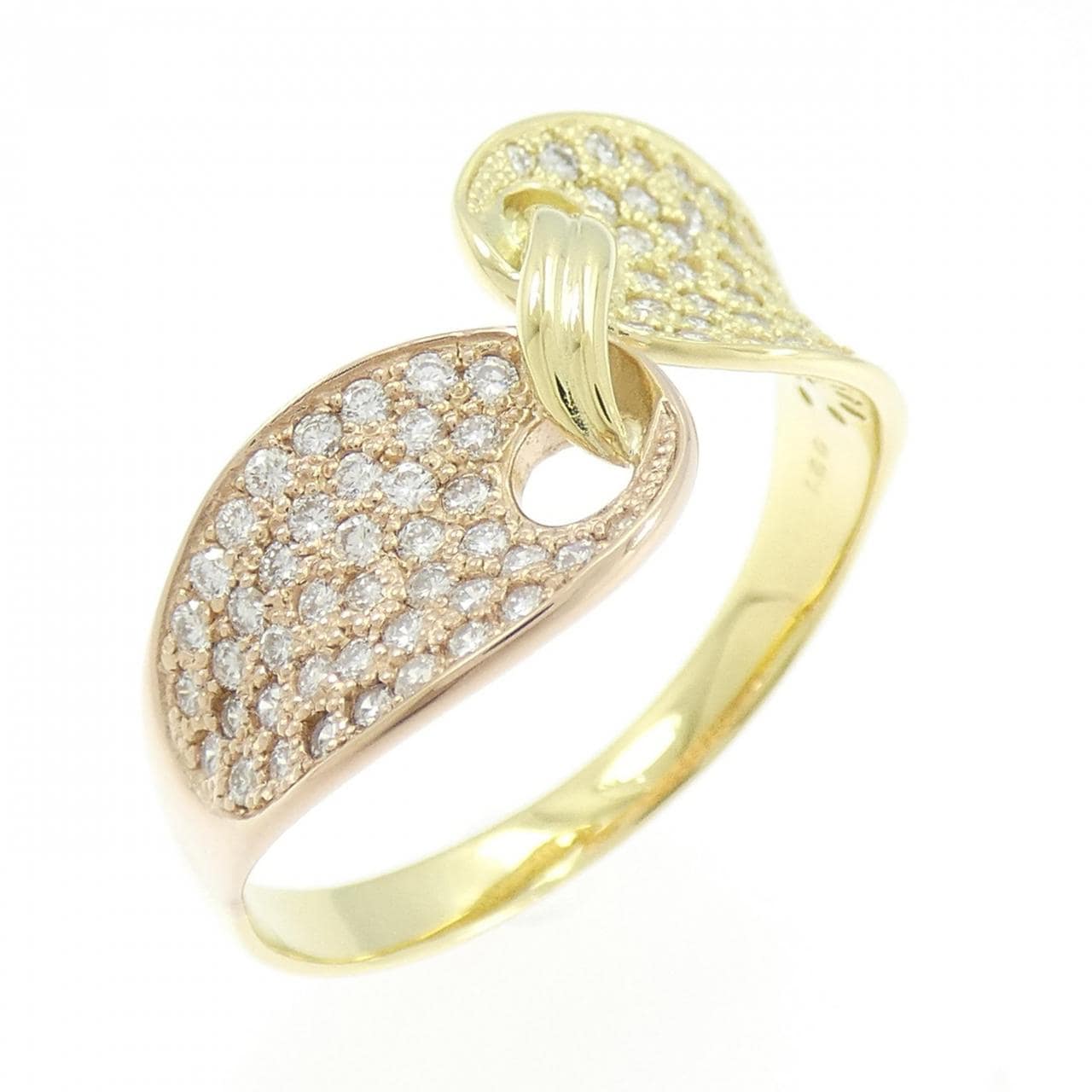 K18YG/K18PG ダイヤモンド リング 1.00CT