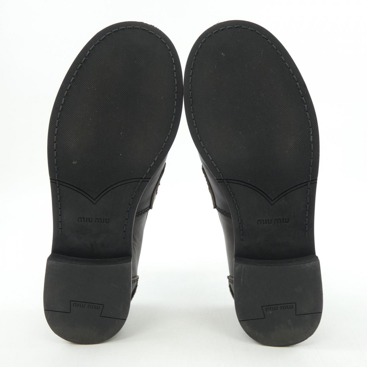 ミュウミュウ MIU MIU ペニーローファー MIU MIU ロゴ 5D773D シューズ