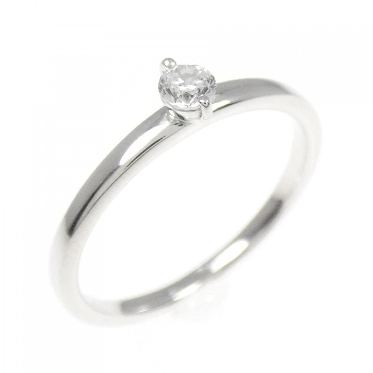 K18WG ダイヤモンド リング 0.15CT