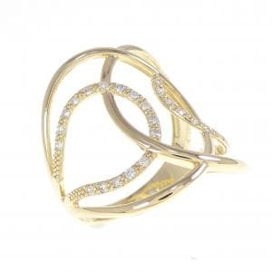 K18YG ダイヤモンド リング 0.16CT