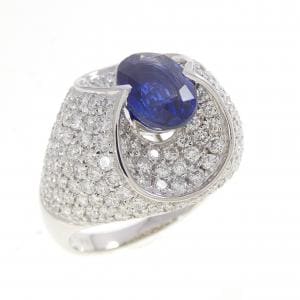 PT900 パヴェ サファイヤ リング 1.81CT