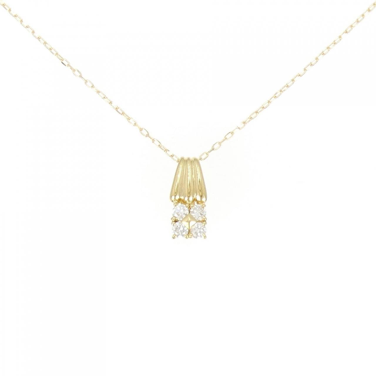 K18YG Diamond necklace
