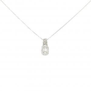 【新品】PT900/PT850 ダイヤモンド ネックレス 0.15CT