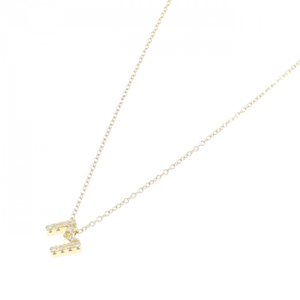 ポンテヴェキオ イニシャル ネックレス 0.05CT