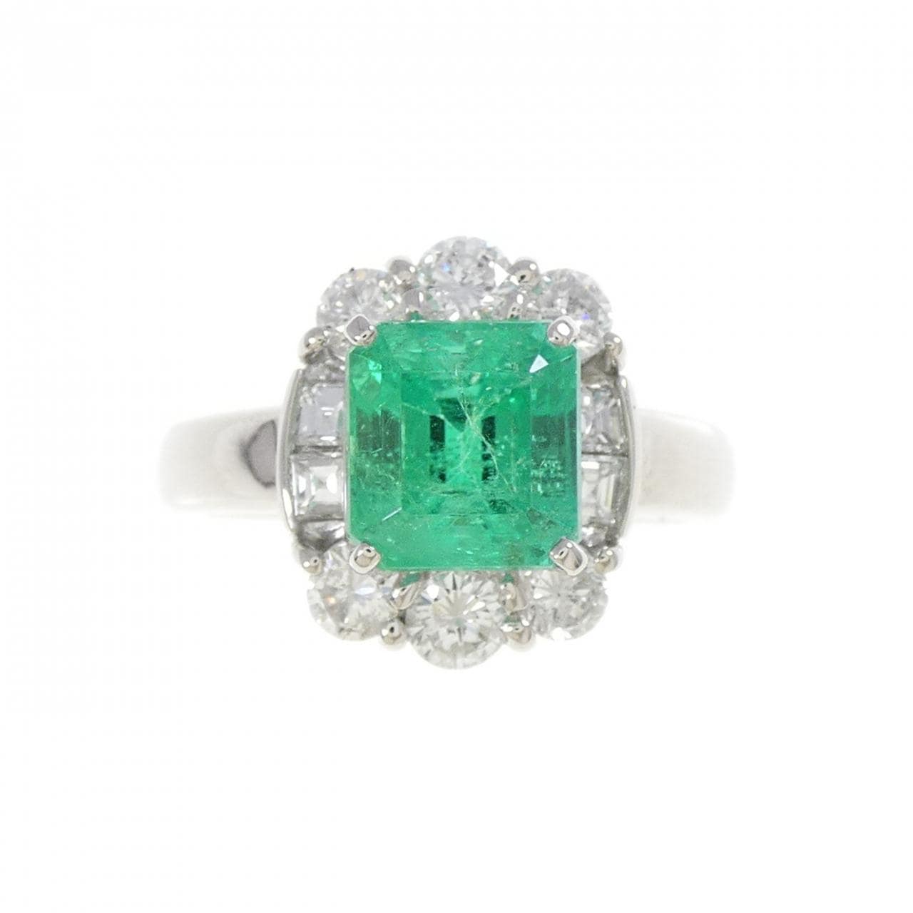 PT900 エメラルド リング 2.06CT