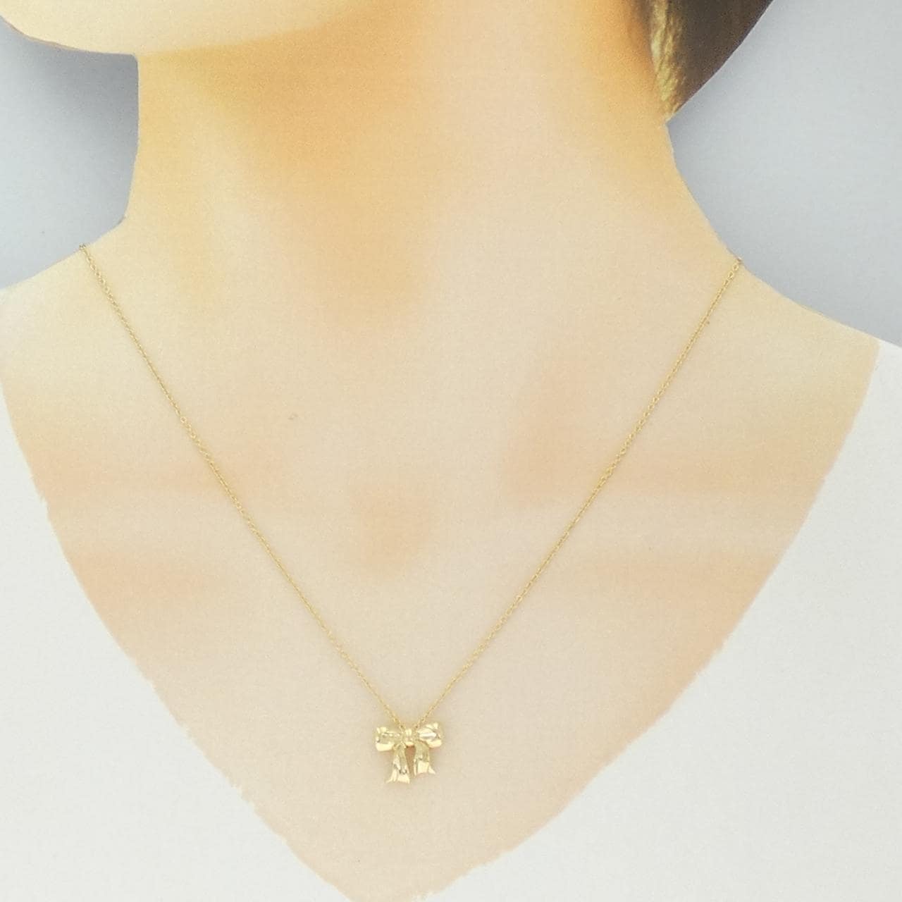 ティファニー ブルーボックスボウ ネックレス