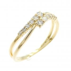 K18YG ダイヤモンド リング 0.20CT