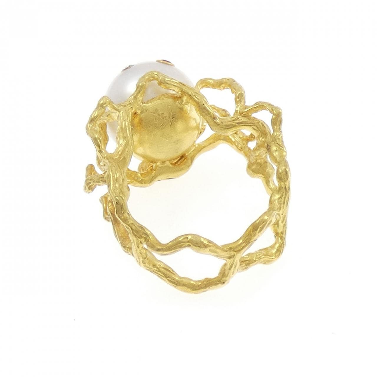 K18YG カラーストーン リング