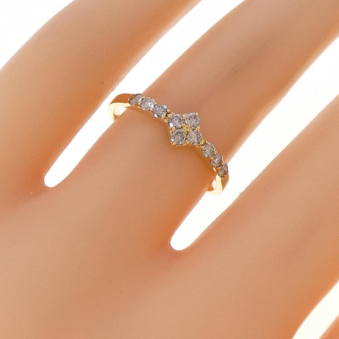 K18YG ダイヤモンド リング 0.30CT