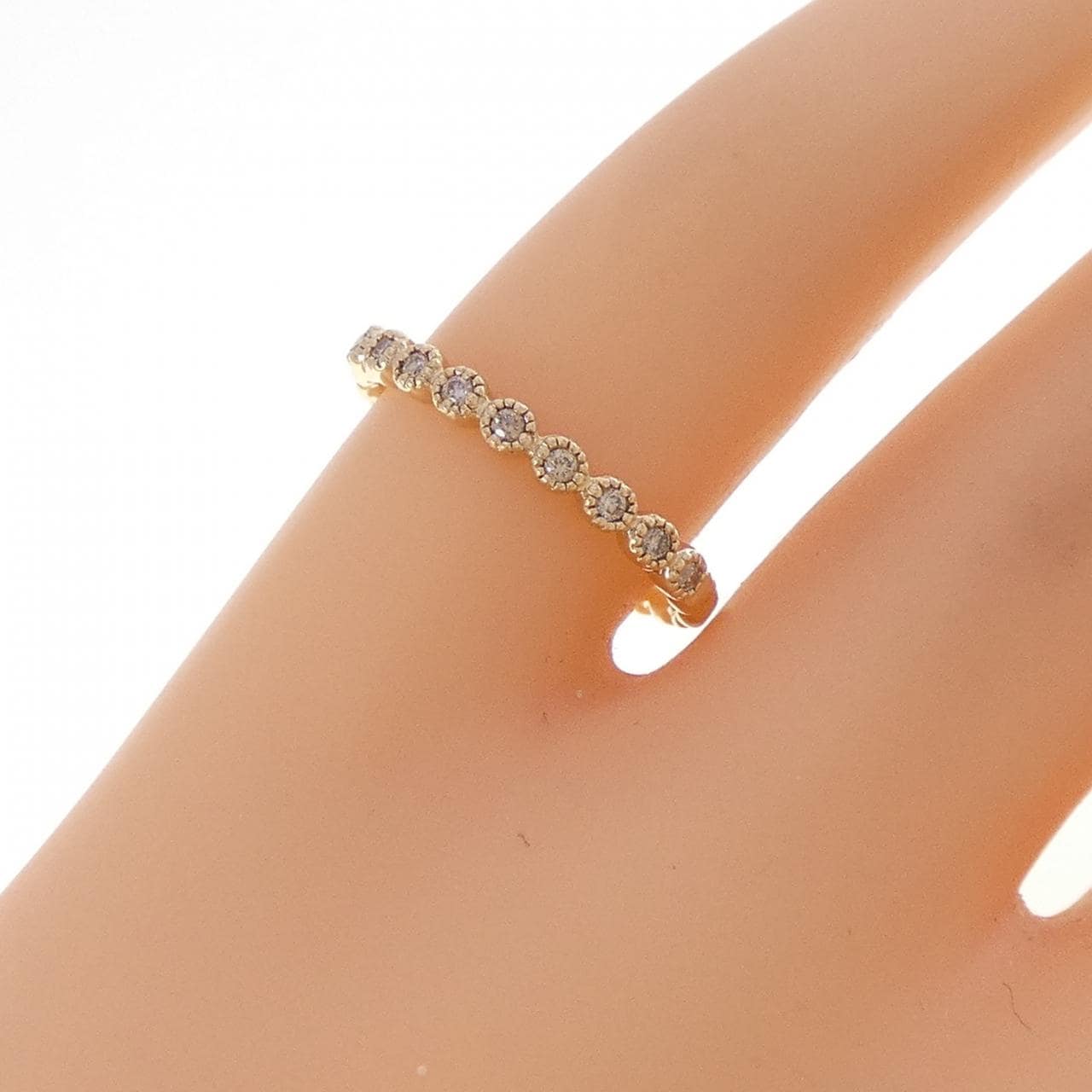 アガット ダイヤモンド リング 0.07CT