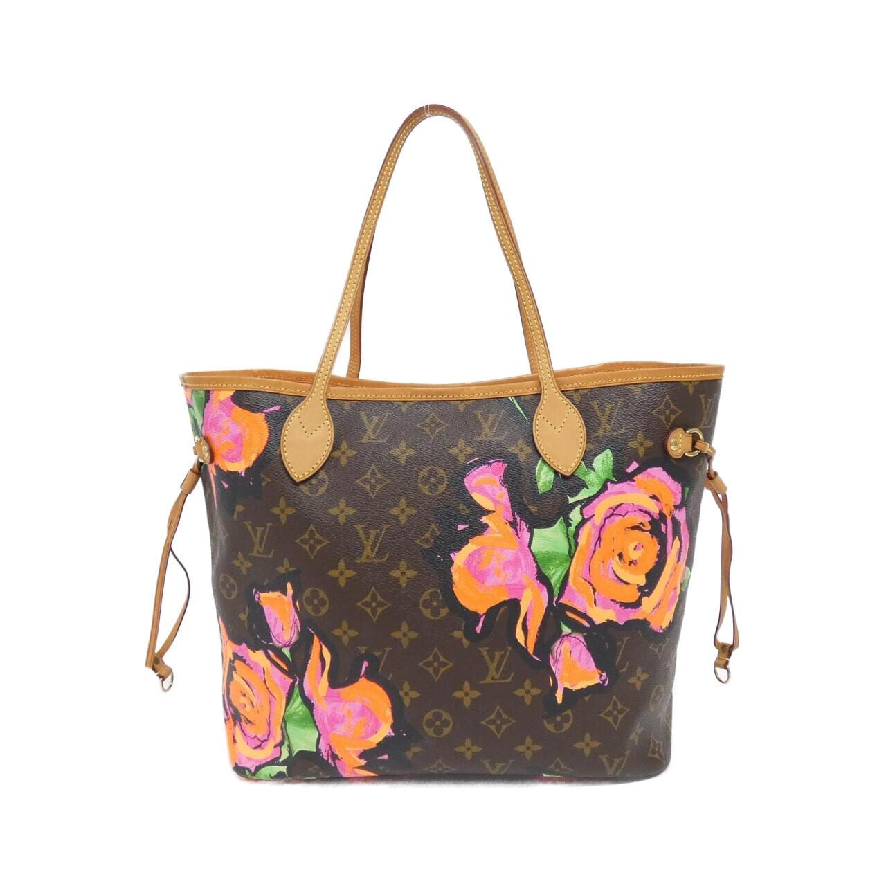 LOUIS VUITTON Monogram Rose (Stephen Sprouse) Neverfull MM M48613 包