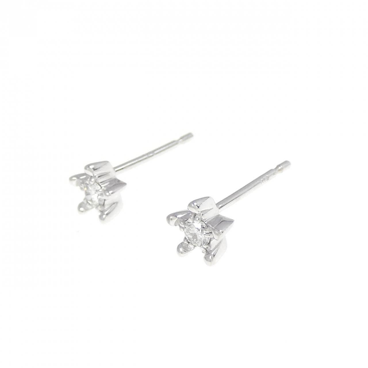 STAR JEWELRY星星耳環0.10CT