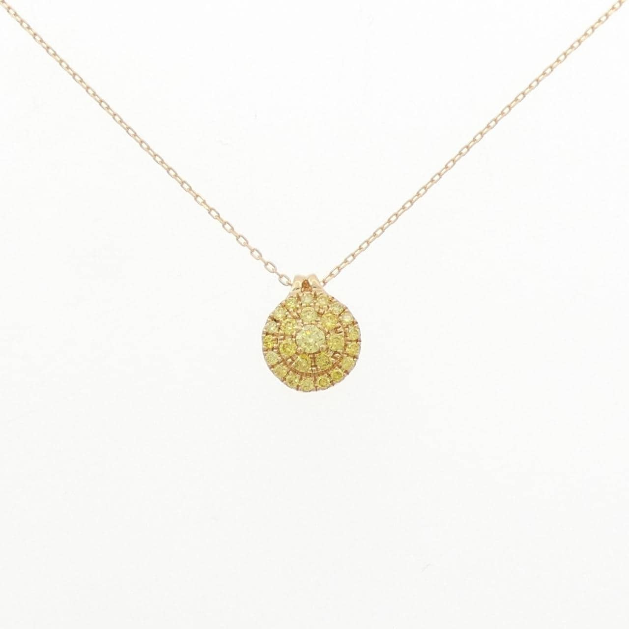 K18YG ダイヤモンド ネックレス 0.20CT
