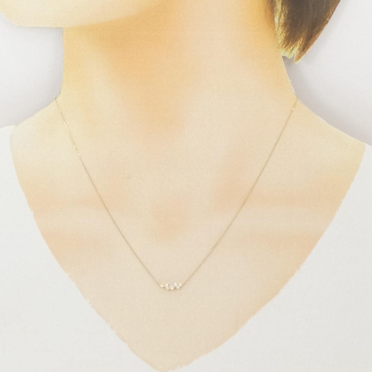 アーカー BBライン ネックレス 0.11CT