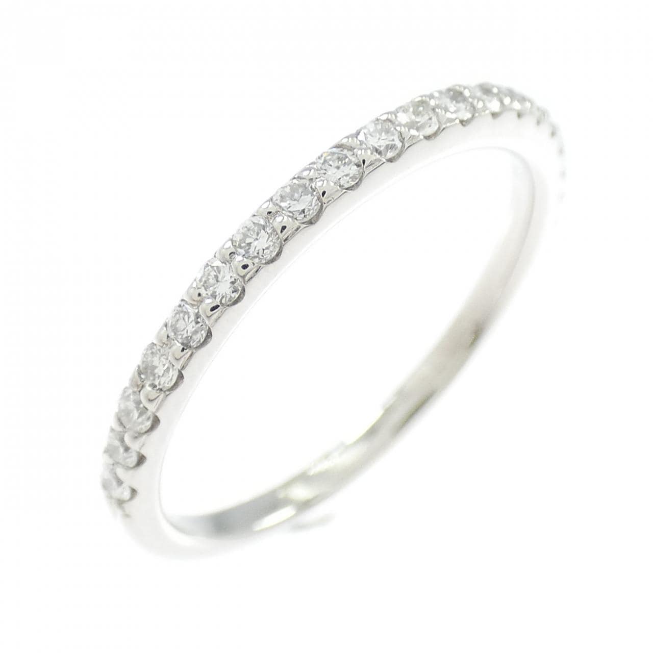 PT950 ハーフエタニティ ダイヤモンド リング 0.30CT