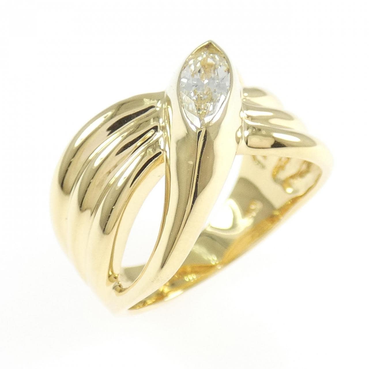 K18YG ダイヤモンド リング 0.328CT