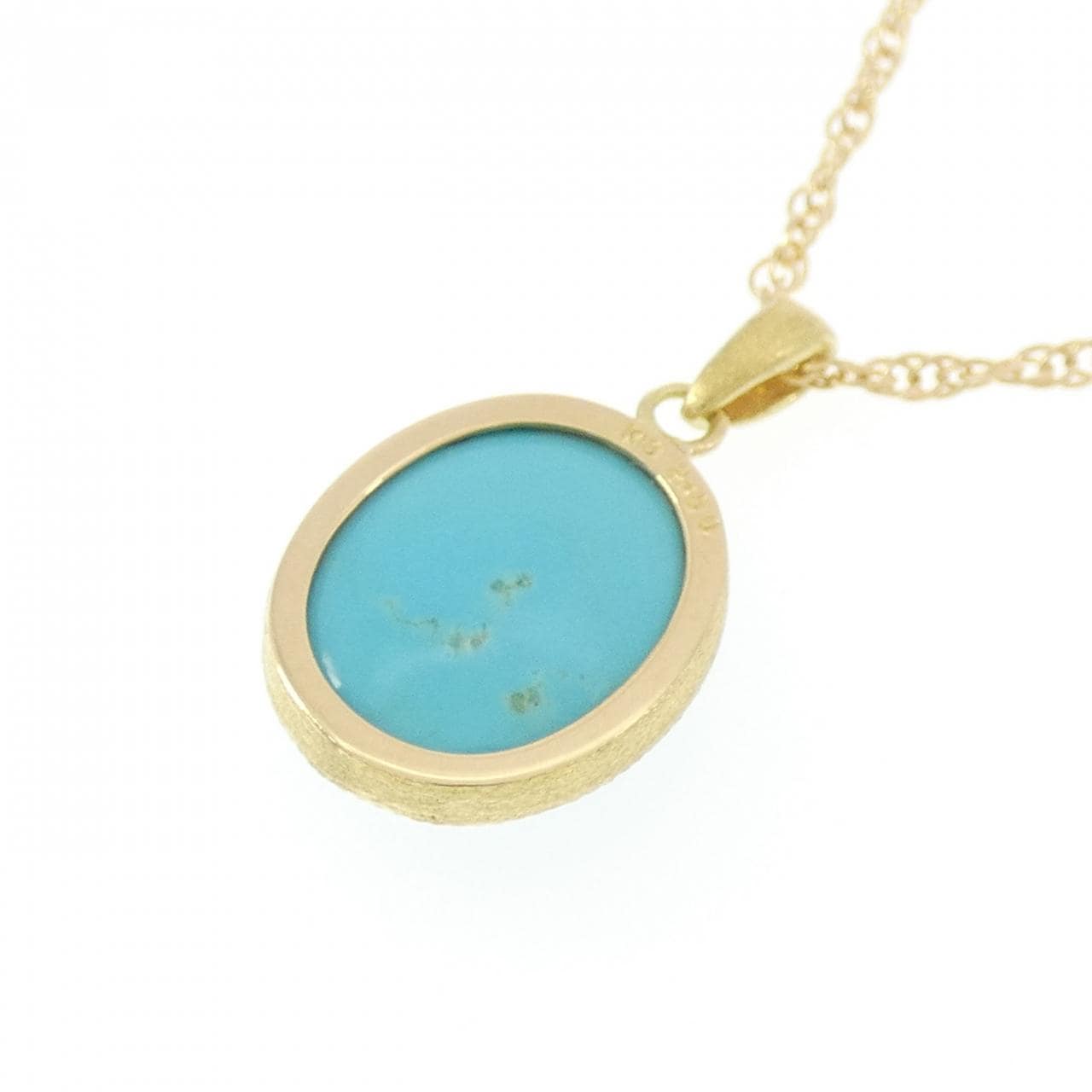 K18YG/750YG綠松石項鏈2.50CT