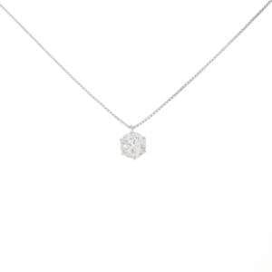 PT900/PT850 ダイヤモンド ネックレス 0.569CT F I1 Fair