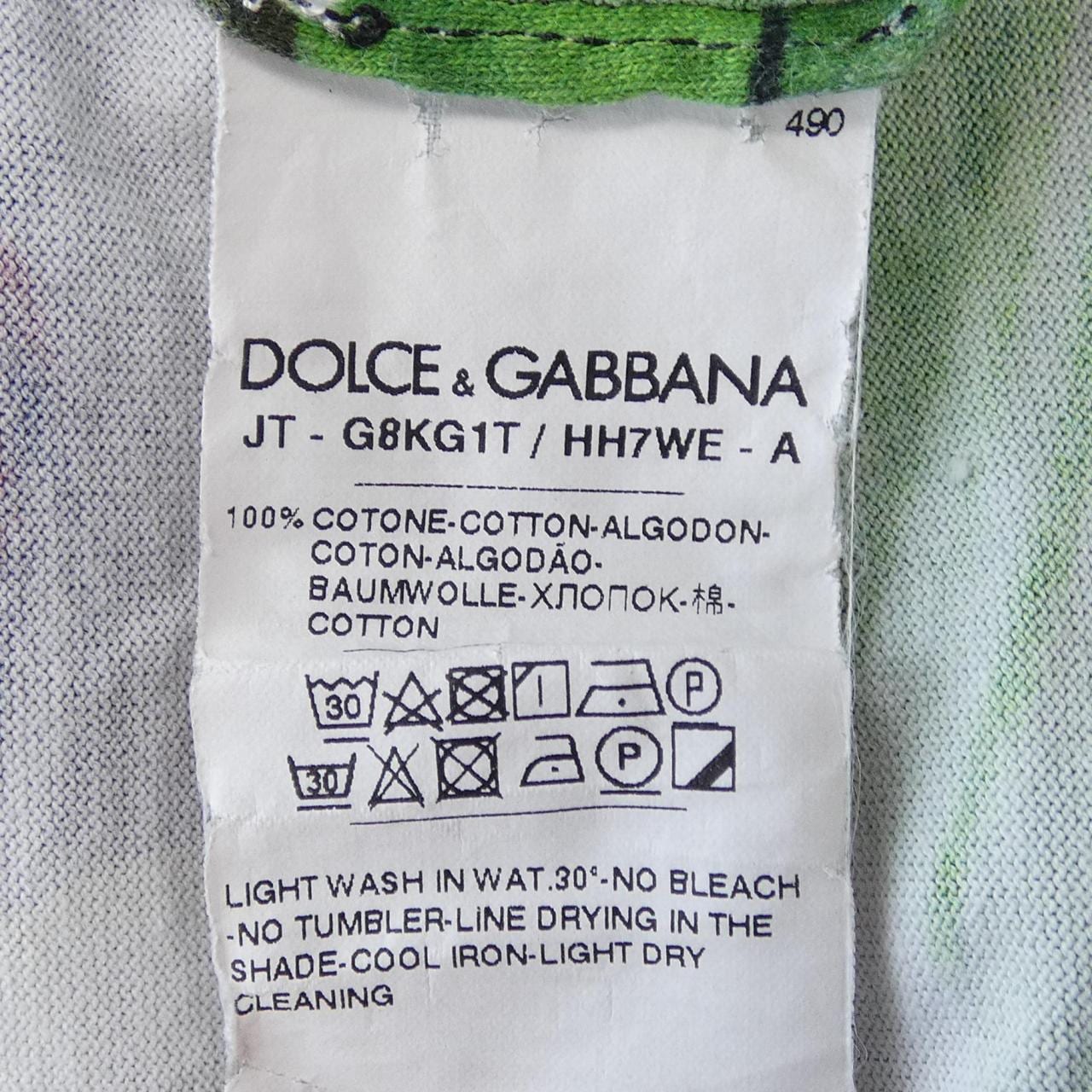 ドルチェアンドガッバーナ DOLCE&GABBANA G8KG1T/HH7WE Tシャツ