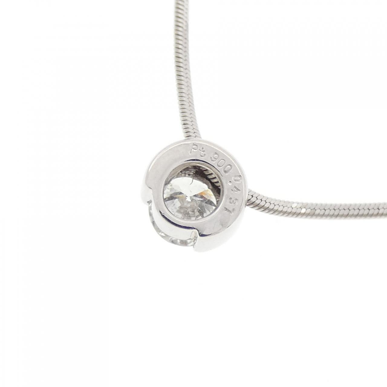 PT900/PT850 ダイヤモンド ネックレス 0.437CT