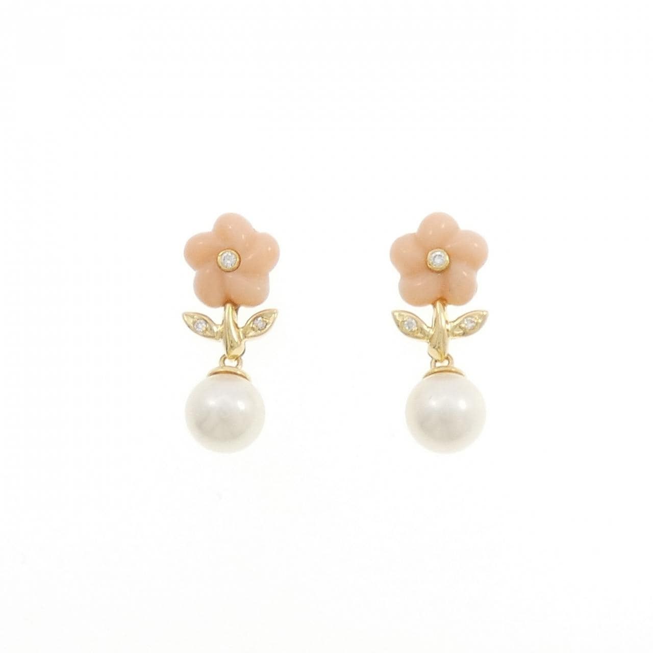 ポンテヴェキオ カラーストーン ピアス