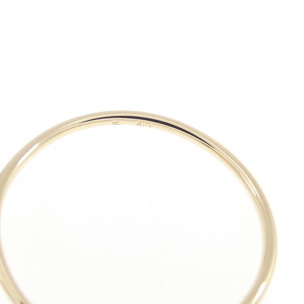 クミキョク イニシャル ダイヤモンド ピンキー リング 0.01CT