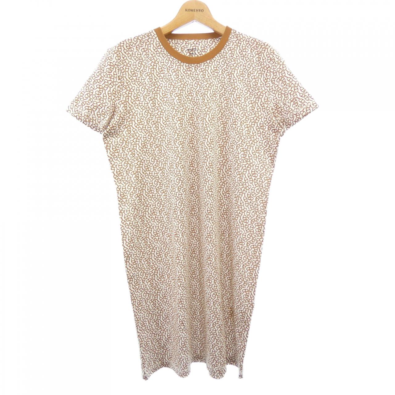 エルメス HERMES シェーヌダンクル CHAINE D'ANCRE ナウサ NAOUSSA 4E4521DB カットワンピース