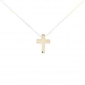 K10YG クロス ネックレス