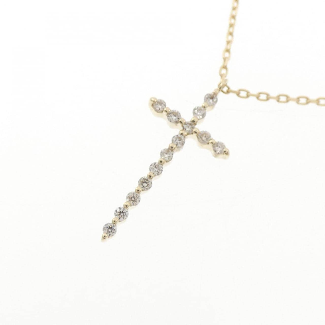 シエナ ロゼ ダイヤモンド ネックレス 0.04CT