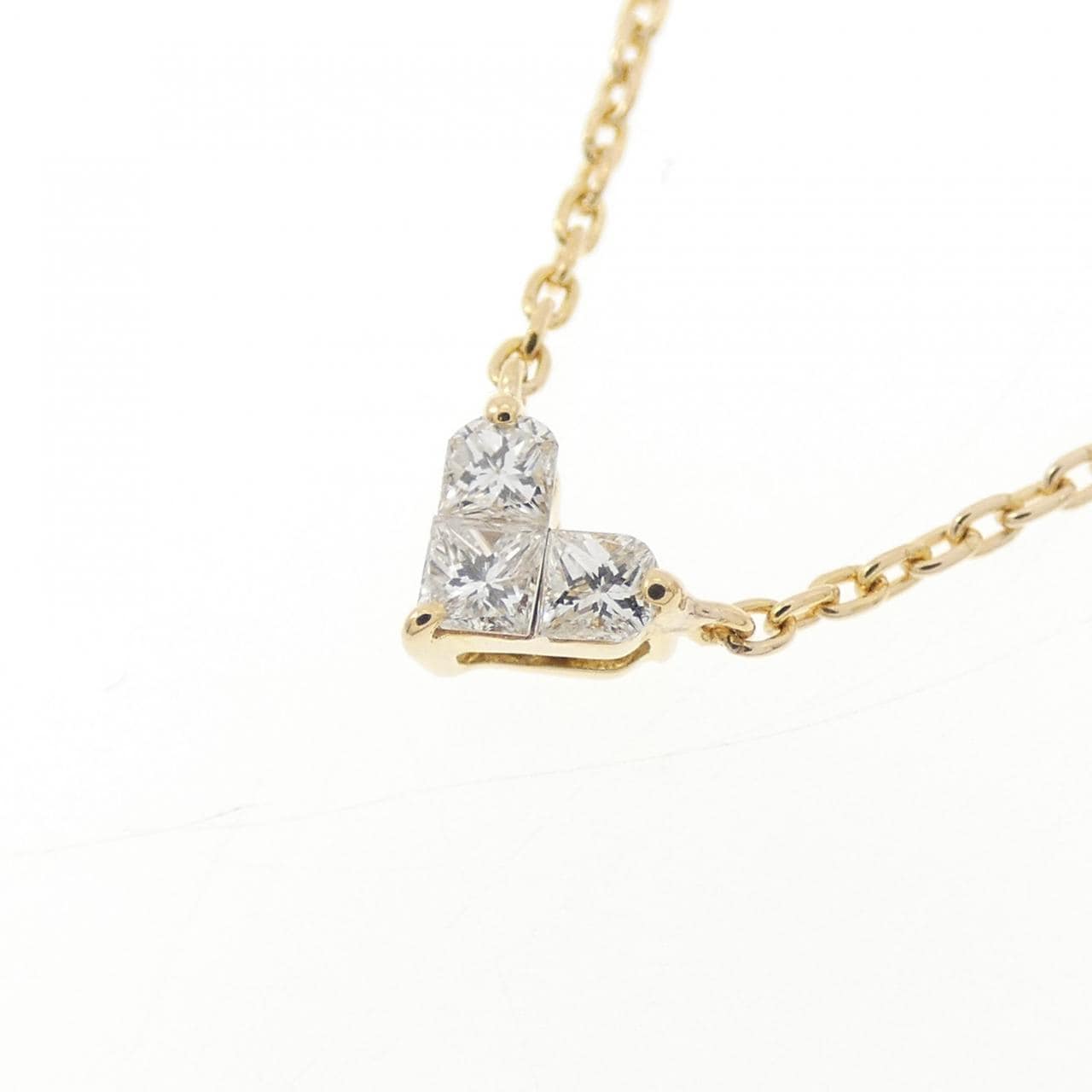 スタージュエリー ミステリアスハート ネックレス 0.10CT