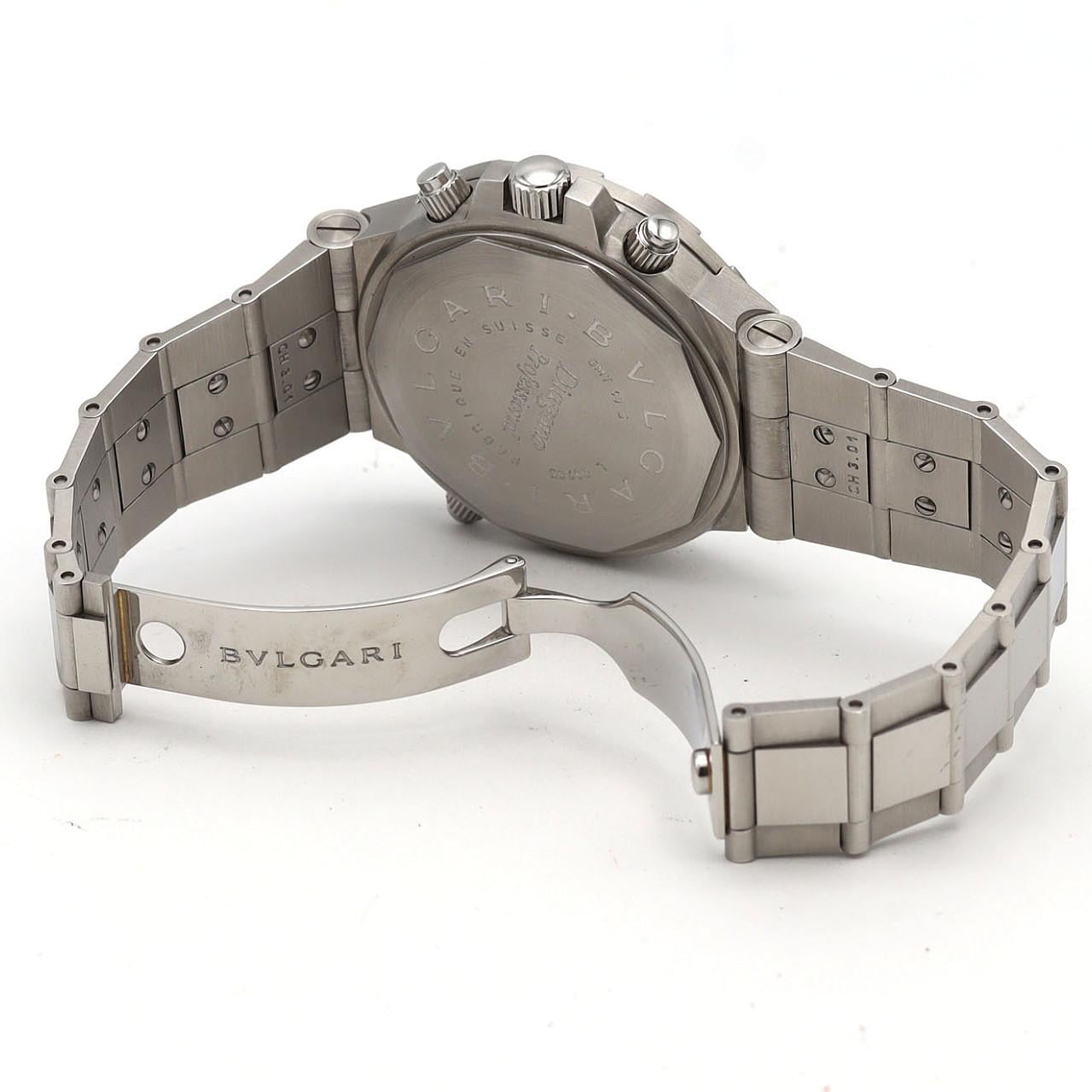 【ノーメンテナンス還元価格】ブルガリ ディアゴノプロフェッショナルGMT GMT40S/GMT40C5SSD SS 自動巻
