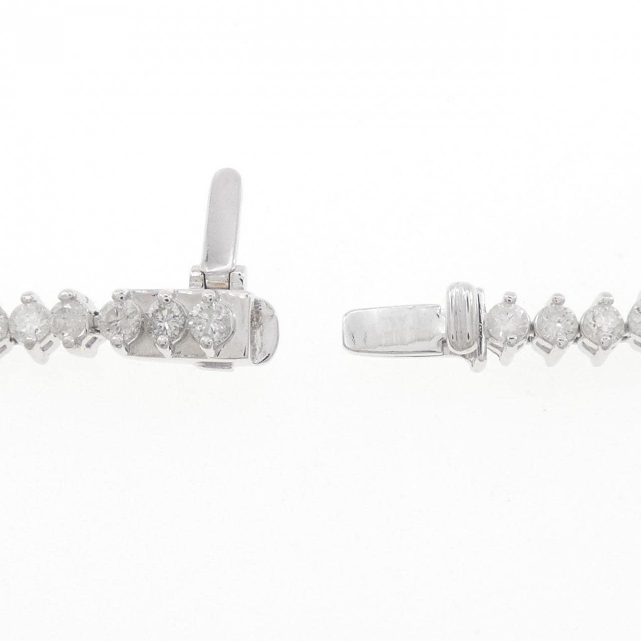 K14WG ダイヤモンド ブレスレット 3.00CT