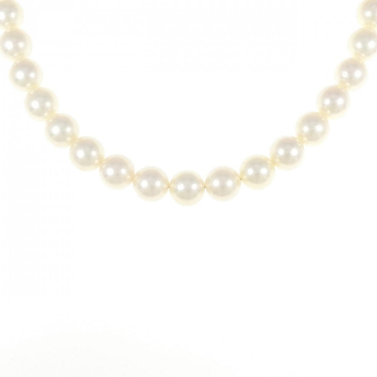 シルバークラスプ アコヤパール ネックレス 7-7.5mm