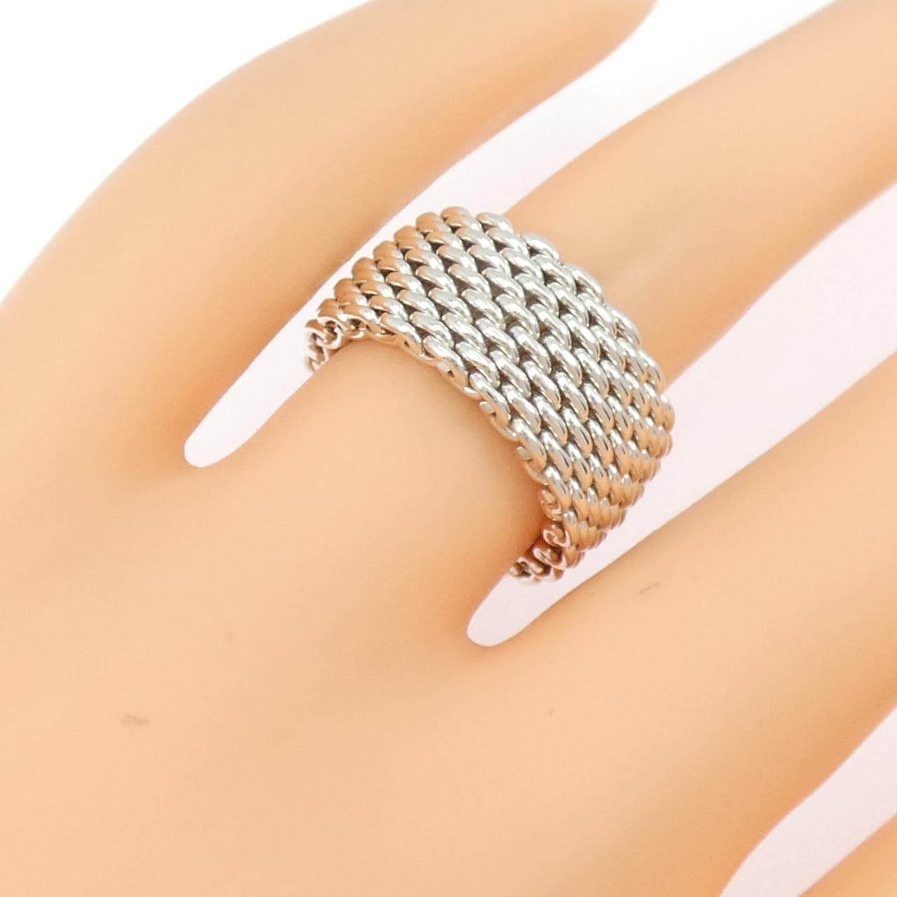 ティファニー メッシュ リング