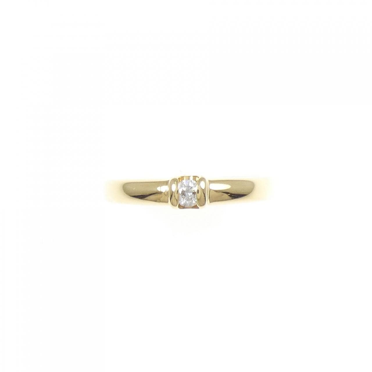 K18YG ダイヤモンド リング 0.07CT