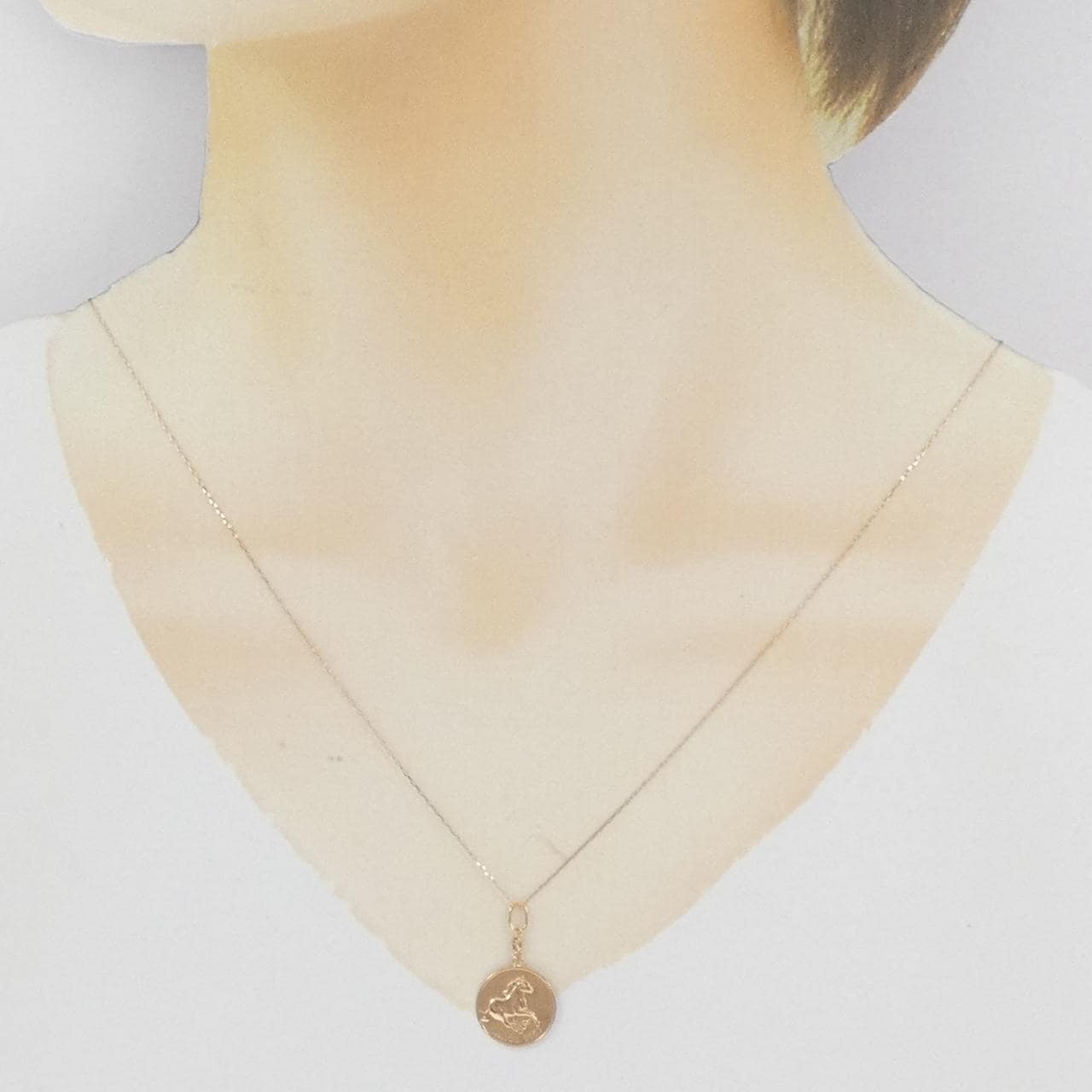 K18PG ダイヤモンド ネックレス 0.03CT
