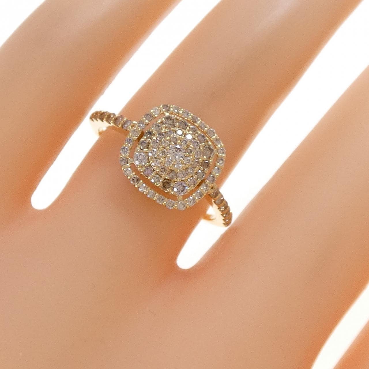 K18YG ダイヤモンド リング 0.40CT