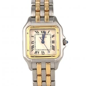 カルティエ パンテールMM 2ROW YGコンビ 83083242 SSxYG クォーツ