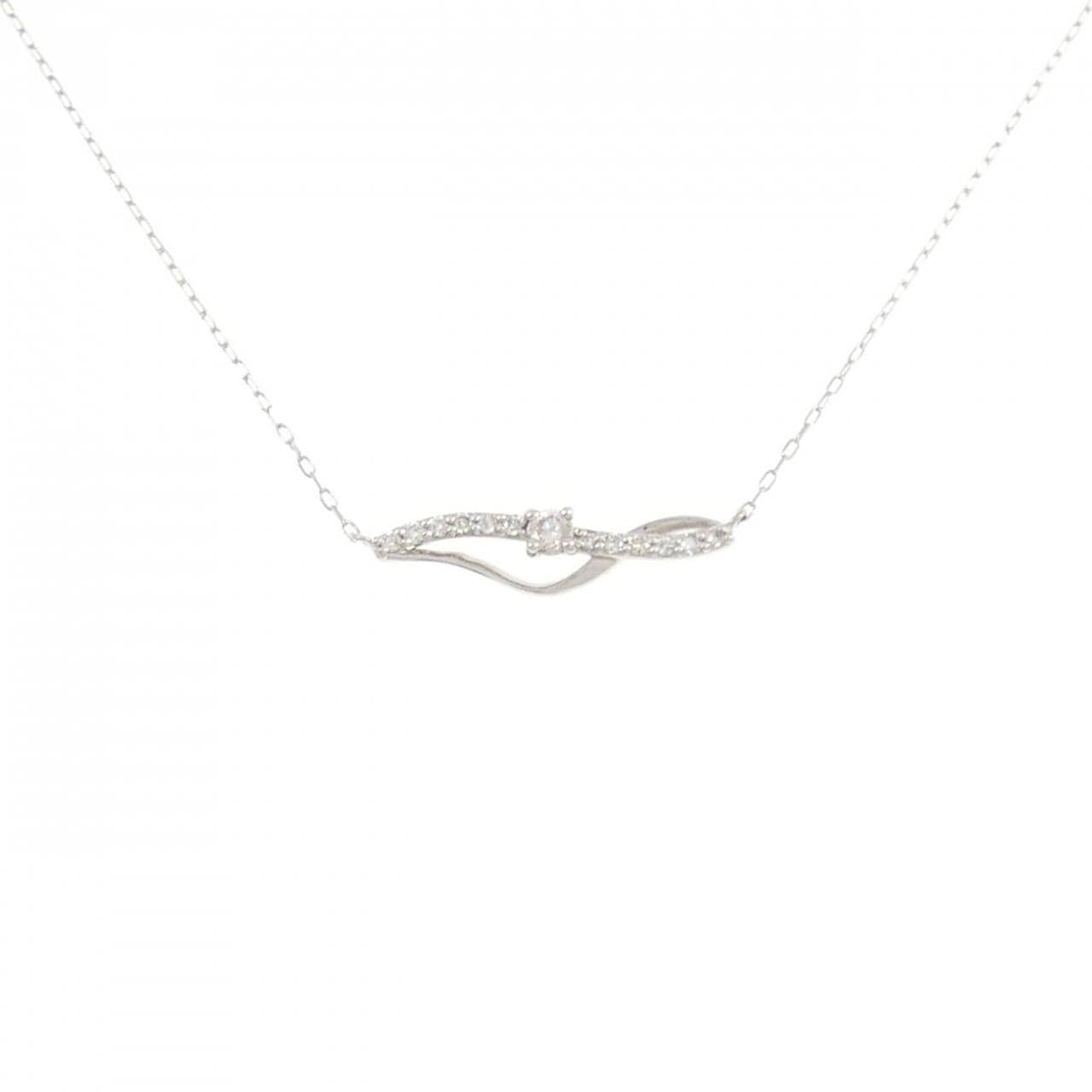 PT900/PT850 ダイヤモンド ネックレス 0.20CT