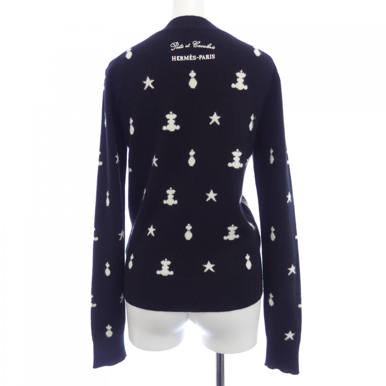 エルメス HERMES POSTE ET CAVALERIE *16-7701. ニット